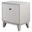  Larissa 2-drawer Nightstand Metallic Mercury