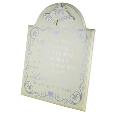 Text & Numbers Decorative Plaque / Box Sign