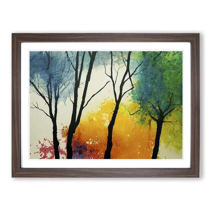 Glorious Trees Abstract - Framed Print