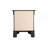 Elegant Black Traditional Nightstand-1996685068
