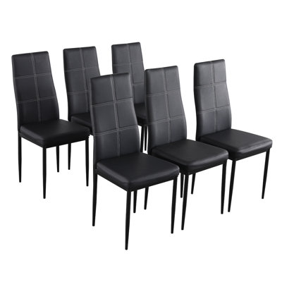 Audvik 18.1'' H Faux Leather Upholstered Parsons Chair