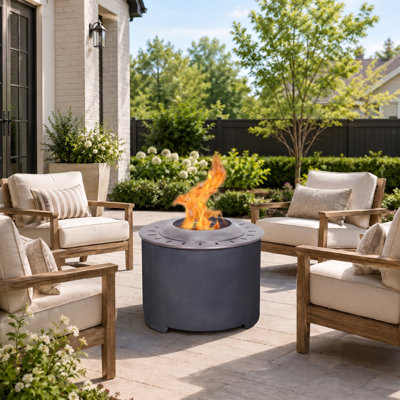 20 inch Outdoor Round Wood Burning Smokeless Fire Pit