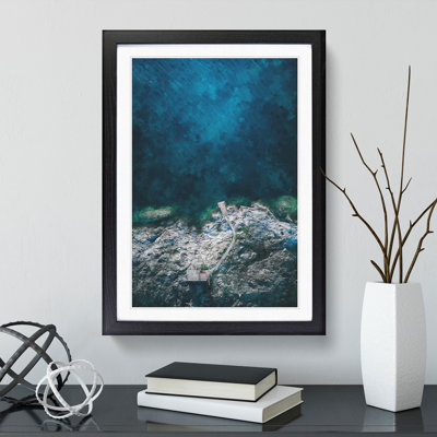 Uto Island in Sweden - Picture Frame Painting
