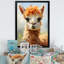 Brun majestueux Alpaca Portrait II - Alpaca, art mural-838419013-838419010