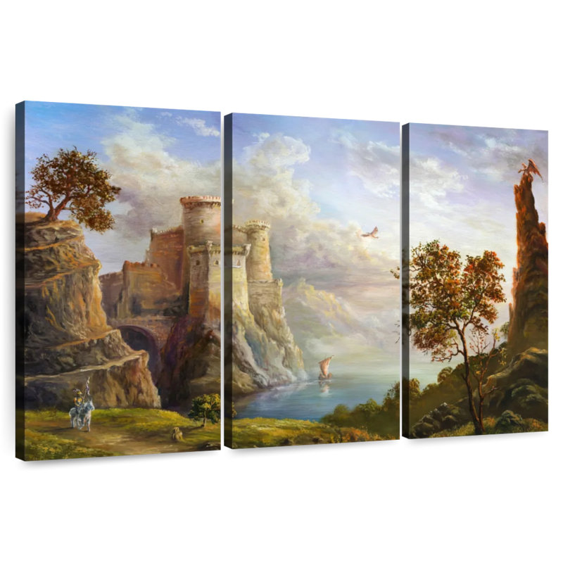 Lilie Fantasy Kingdom, 42" H x 65" W