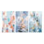 «Blue Orange Interlocking Perspectives», 3 pièces sur toile-1231290493-1231290492