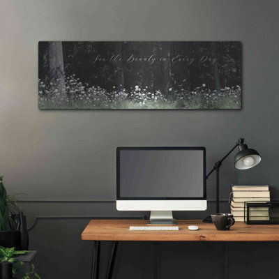 «See the Beauty in Every Day» par Lori Deiter, art mural en métal