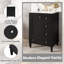 Meuble-lavabo simple avec lavabo en céramique intégré-124009340
