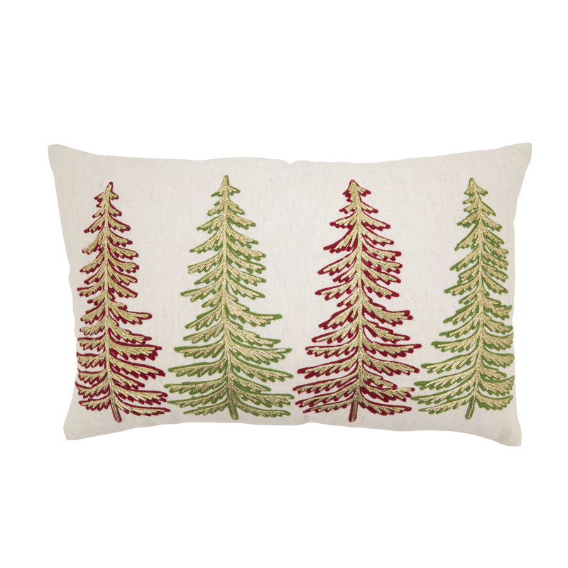 Coussin Christmas Trees, Duvet de canard