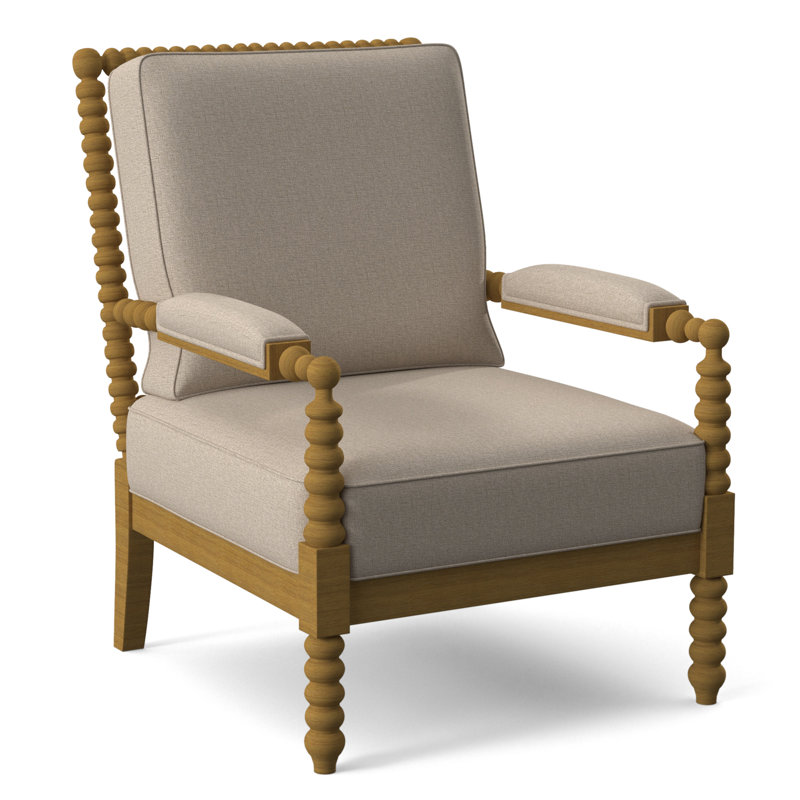 Fauteuil Jamilla Sabrina, Finition miel, Performance Crypton coquille d'œuf; 0884-93