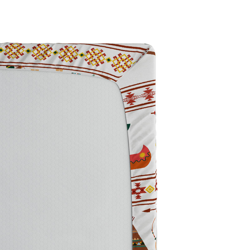 Drap-housse rayé tribal, Simple TG