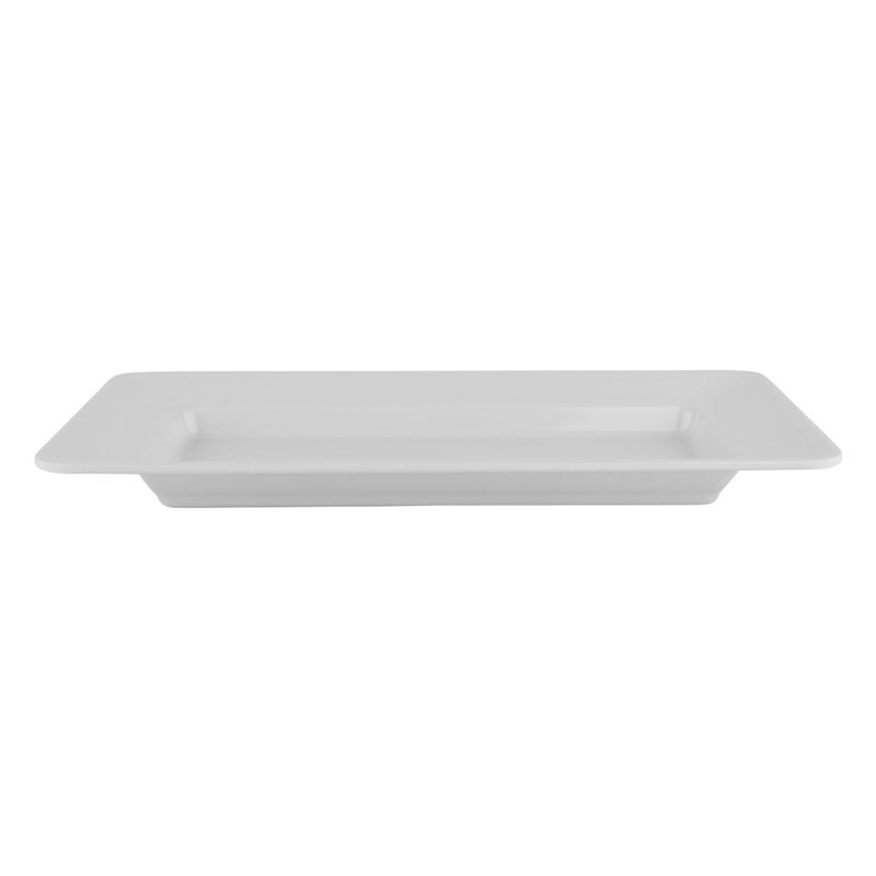 ML-10-BK - Plaque rectangulaire 15 po x 8 po, profondeur 0,75 po, Blanc