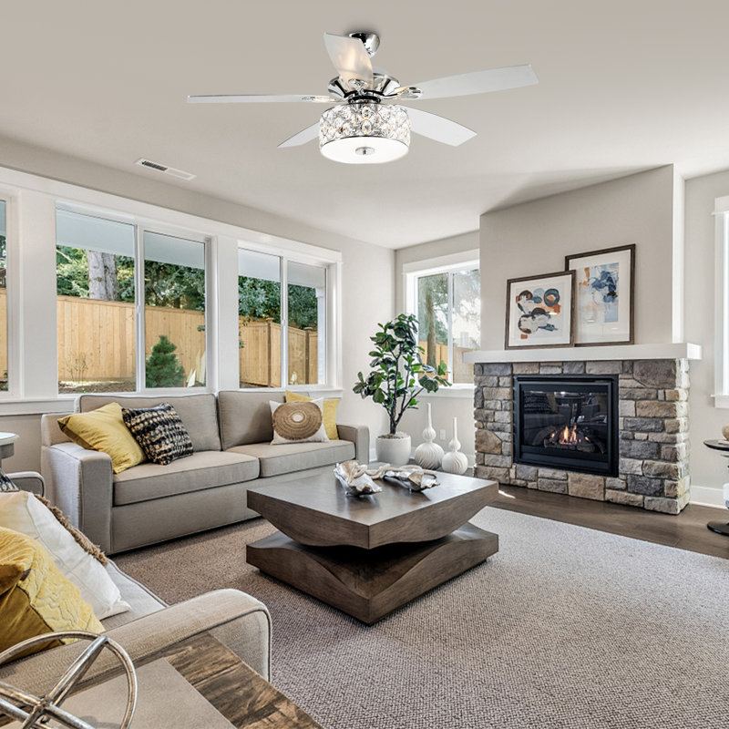 Bartell 52'' Ceiling Fan with Light Kit