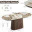 Ensemble de table de salle à manger 4 personnes Adwin avec fauteuils rembourrés Teddy -259323392-259323395