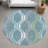 Machine Washable Indoor/Outdoor Chantille ACN2326 Mid-Century Modern Rug-1354782455