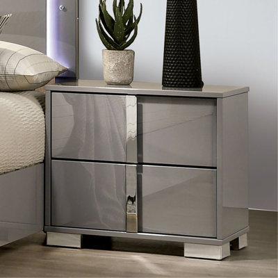 Table de chevet Modern Taupe