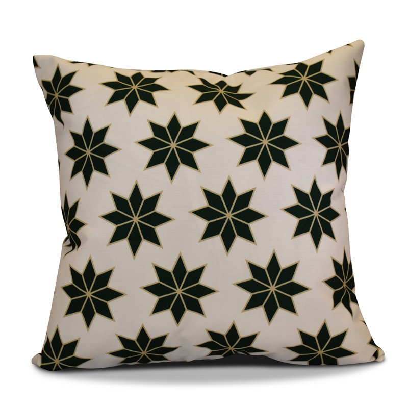 Housse de coussin décorative carrée/insert, H 26 po x l 26 po, Vert foncé
