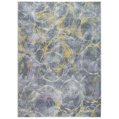 Tapis de couloir gris