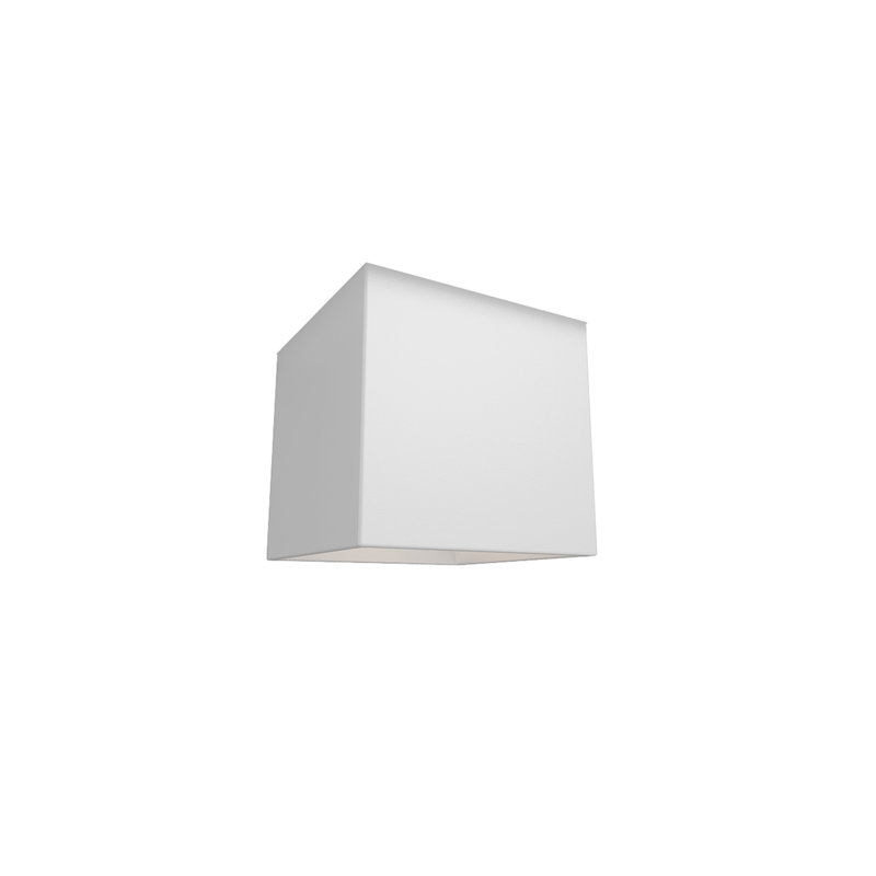 Downtown Square Dimmable LED Outdoor Flush Mount With Built In Color Temperature Switch from 3000K/3500K/4000K, 4000, White
