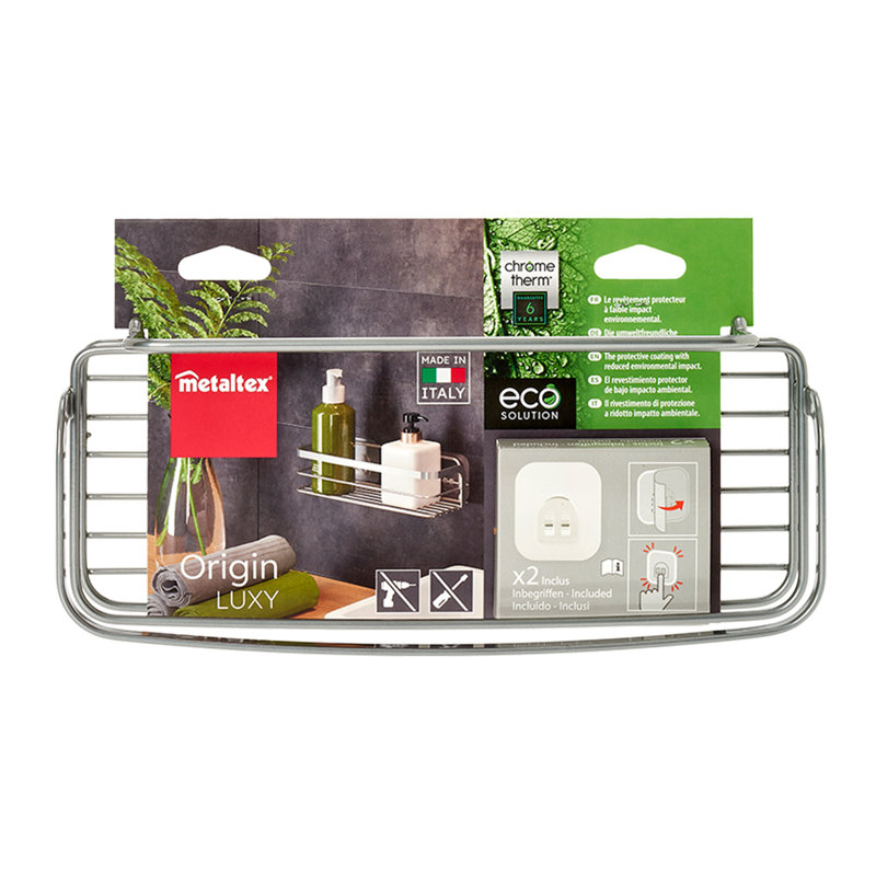 Iron Bathroom Shelves, Sliver