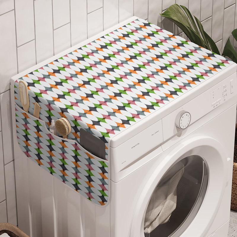 East Urban Home Abstract Washing Machine Organizer Pack of 2 47" x 18.5"