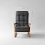 Méridienne réglable et ergonomique avec réglages personnalisables de l'angle lombaire et de la hauteur du siège, assise moelleuse et moelleuse, structure mixte robuste, idéale pour une utilisation à l'intérieur dans les salons, les chambres à coucher et les bureaux