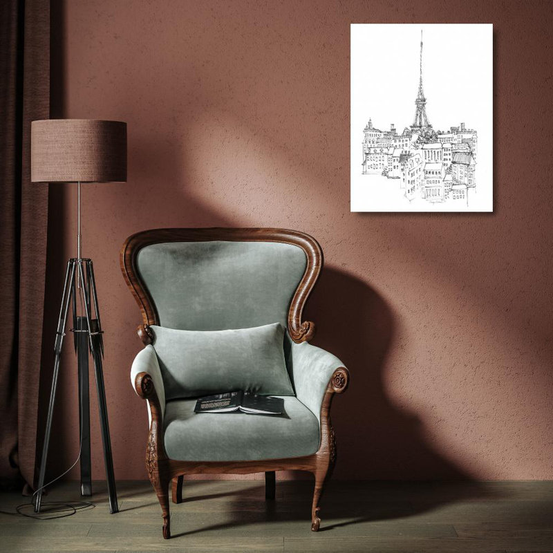 Eiffel Tower, 18" H x 14" W