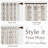 Curtains for Bedroom Natural Linen Blend (250GSM), Diamond Pattern Privacy Window Treatments Light Filtering Drapes Pocket & Back Tab for Living Room, 2 Panels-1058102962-1058102965