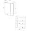 Ruvolo 600mm W 700mm H Wall Frameless Medicine Cabinet Mirror 2 Fixed