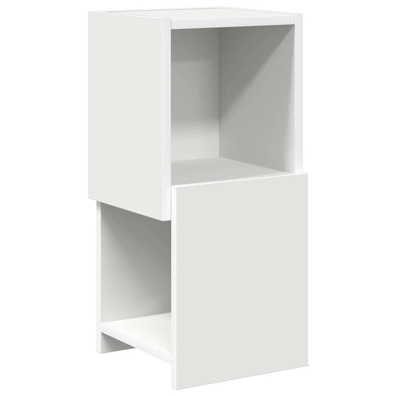 Corner Accent Chest, 55cm H x 25.5cm W x 25cm D, White