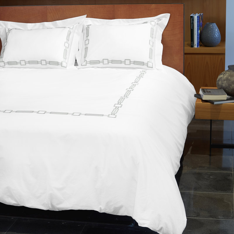 Retro Duvet Cover, King Duvet Cover, Dark Pearl