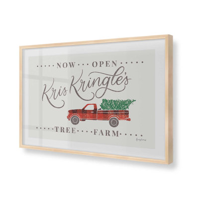 Kris Kringle's Tree Farm Print