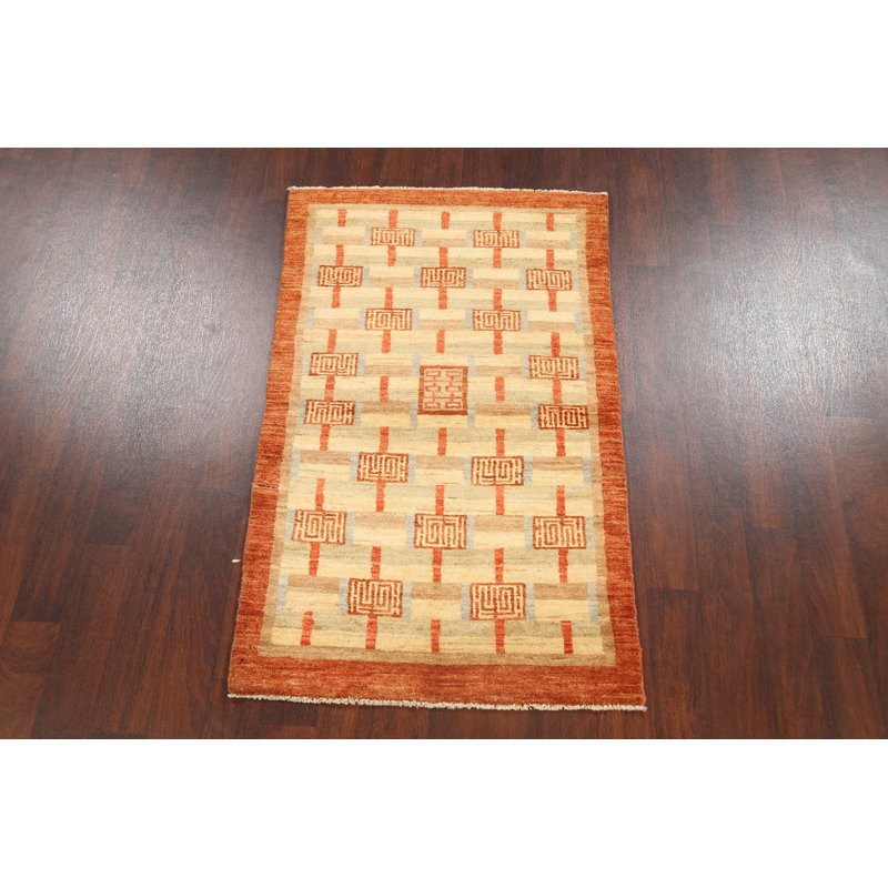 Tapis oriental géométrique Gabbeh 3 x 5