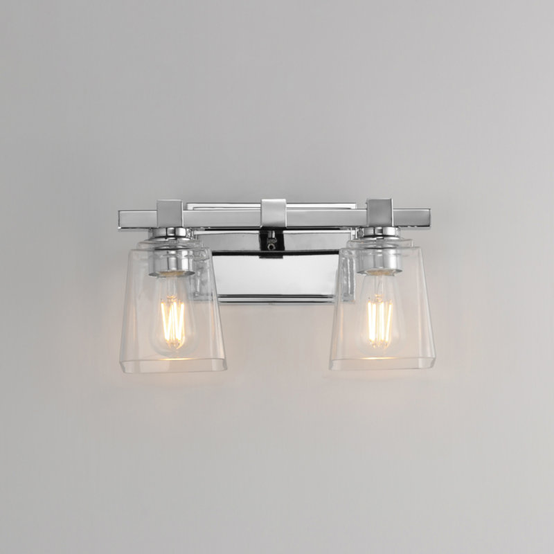 Cubos-Wall Sconce, Polished Chrome