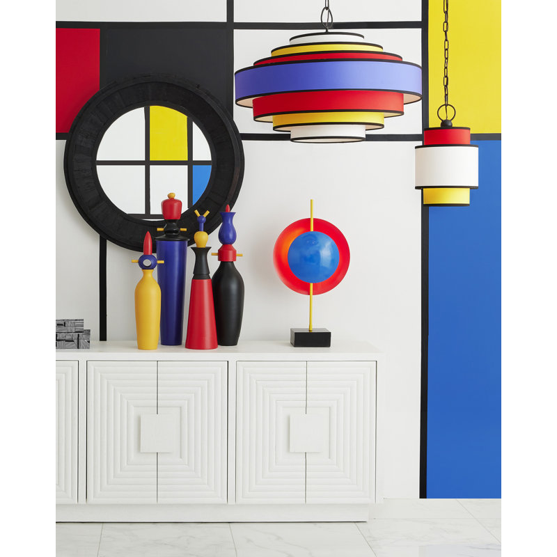 Mathias 1 - Light Pendant, Multi-Color/Satin Black