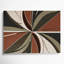 «Geometric Abstraction 87», art mural sur toile brune-573808284