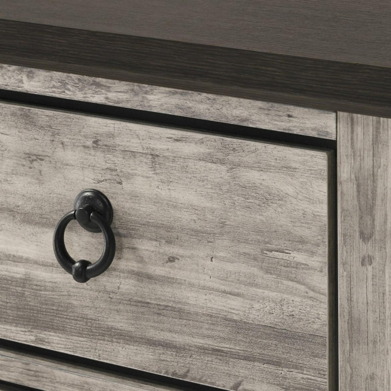 Commode contemporaine à quatre tiroirs Rustic