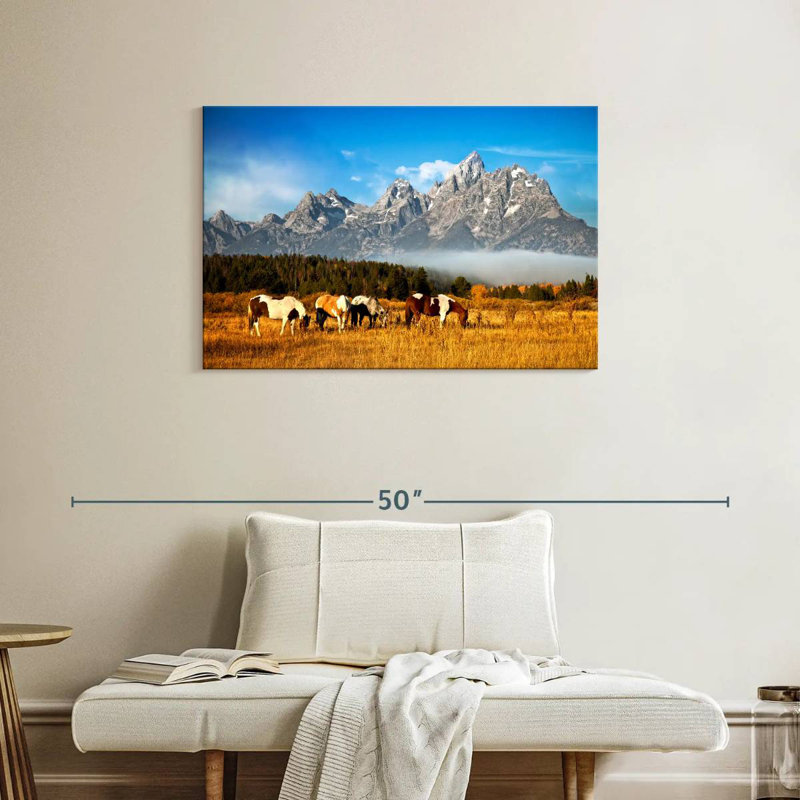Chevaux Brampt Jackson Hole Valley, H 24 po x l 36 po