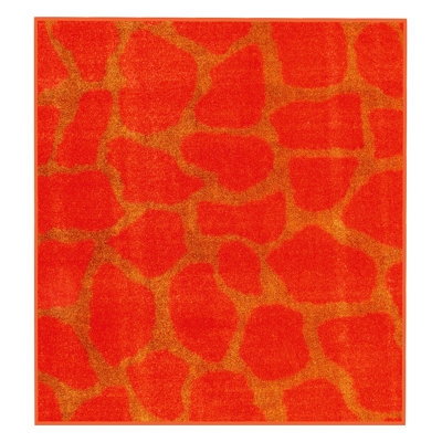 Tapis orange foncé Furnish My Place