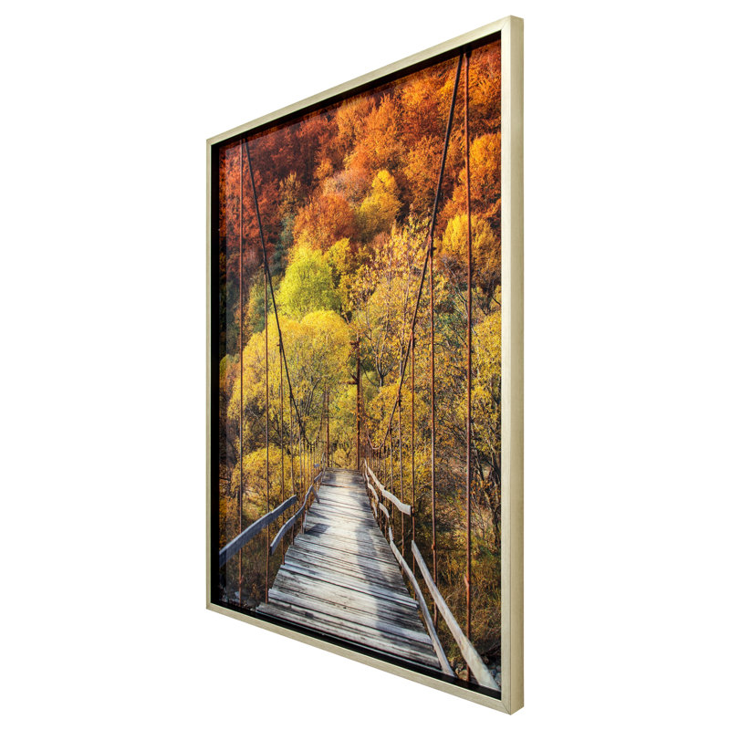 «Woodlands», reproduction de photo sur verre encadrée