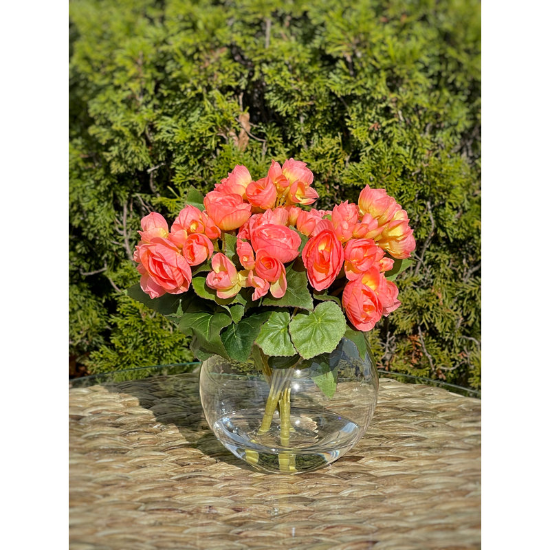 Begonia Floral Arrangement, Orange