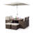 Giardino 4 Seater Dining Set with Upholstery