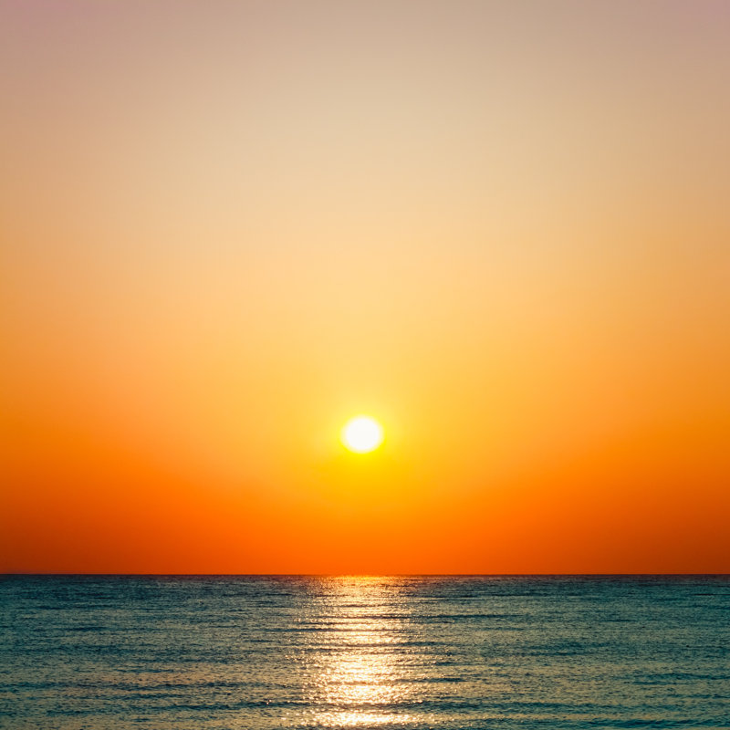 Beautiful Sunset - Photographie sur toile tendue, H 20 po x l 20 po x P 1 po