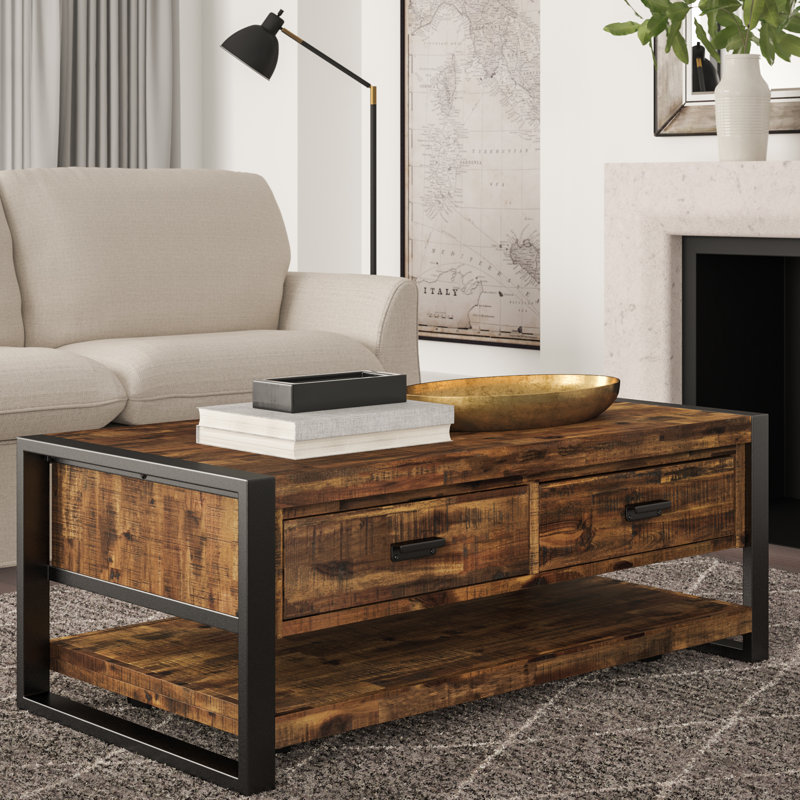 Table basse avec rangement Gillianna