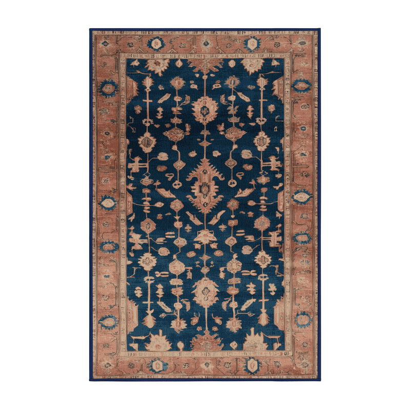 Tapis gris lavable à la machine, Rectangulaire 2 pi x 3 pi