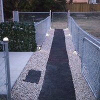 Backyard Expressions Recycled Rubber Reversible Mulch Pathway