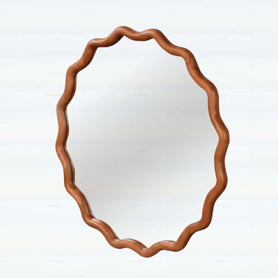 Elegant Wavy Mirror for Various Home Spaces