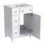 Armoire de meuble-lavabo 24 po avec lavabo en céramique-874308526