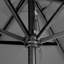 Wooden Garden Parasol & Base - 2.7m-62410668-62410664