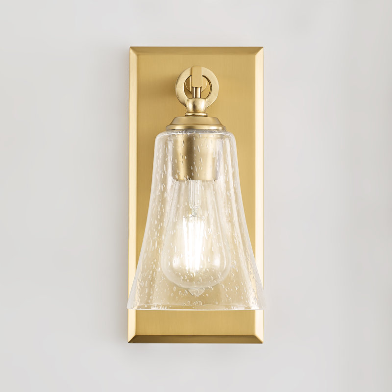 Monterro 1 - Light Armed Sconce, Burnished Brass